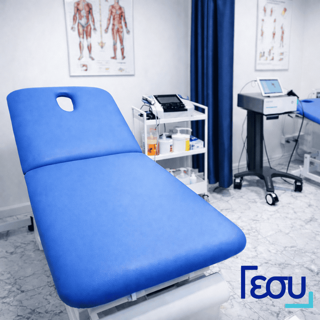 Sciatica treatment equipment in physiotherapy clinic in Nicosia