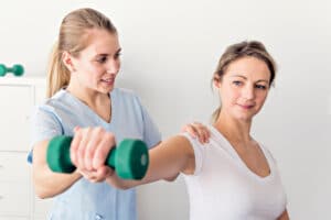 best physio center showing training